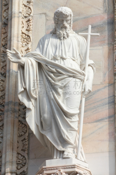 米兰,雕塑,神圣,殉道者,垂直画幅,建筑,欧洲