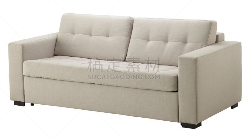 沙发,白色,分离着色,水平画幅,家具,床头柜,卧室,双人小沙发,一个物体,床