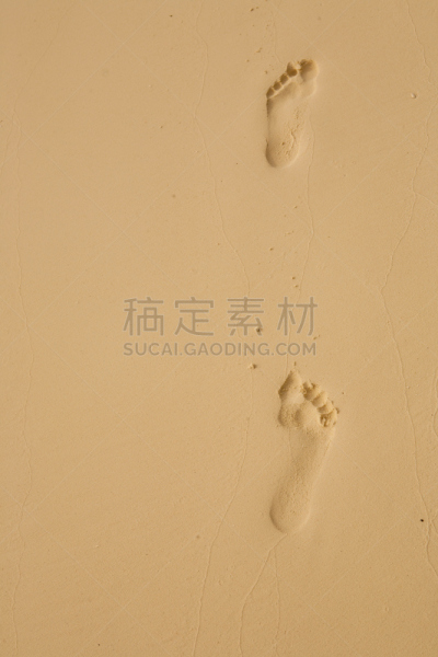 沙子,脚印,垂直画幅,台阶,休闲活动,湿,夏天,户外,想法,赤脚