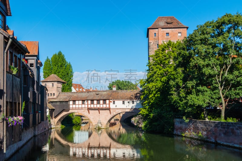 Wasserspiegelung Henkermeile Nürnberg