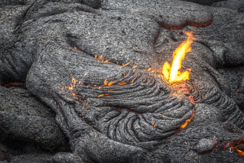 熔岩,特写,普乌欧火山口,岩石学,结壳熔岩,几劳亚活火山