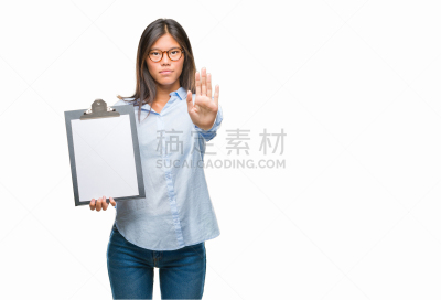 拿着,女商人,信心,做手势,认真的,手掌,面部表情,青年人,停止手势,写字板