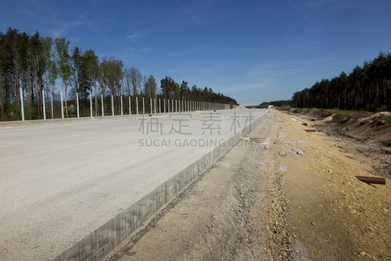 波兰,公路,一级方程式赛车,建筑业,建筑结构,沥青,塑胶,图像,壕沟,建筑物门