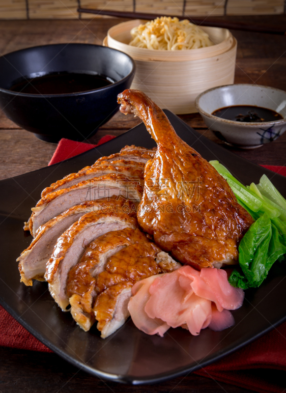 烤鸭,传统,蔬菜,配方,清新,北京,烤的,食品,泰国,烤肉餐