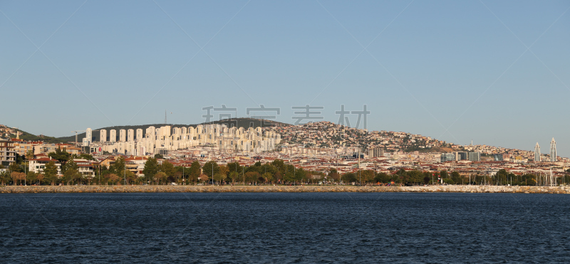 城市,土耳其,伊斯坦布尔,水平画幅,建筑,无人,全景,马尔马拉海,户外,建筑结构