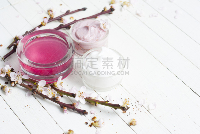 润肤露,桃树,留白,水平画幅,无人,发胶,spa美容,乡村风格,化妆用品,明亮