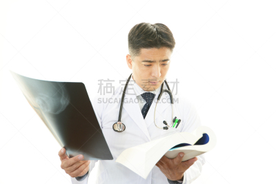 x光,办公室,留白,半身像,水平画幅,诊疗室,科学论文,健康,制服