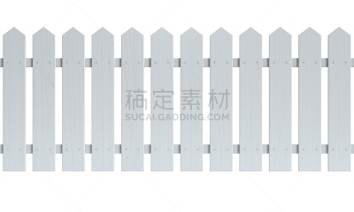 涂料,木制,白色,篱笆,草坪,安全,一个物体,背景分离,厚木板,木材