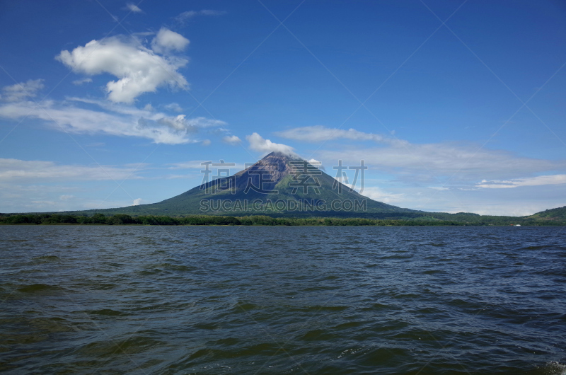 康塞普西翁,尼加拉瓜,水,美,拉美人和西班牙裔人,水平画幅,火山地形,旅行者,户外,湖