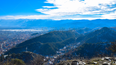 斯特鲁米察,城镇,马其顿地区,视角,Alexander the Great,北马其顿共和国,自然,天空,水平画幅,地形