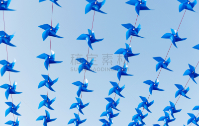 悬挂的,成一排,组物体,纸风车,狂欢节,玩具,公园,中国,园林,童年