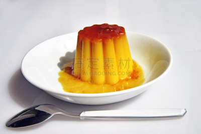 软酱,奶油焦糖,果冻,水平画幅,无人,法式食品,特写,前景聚焦,甜食,静物