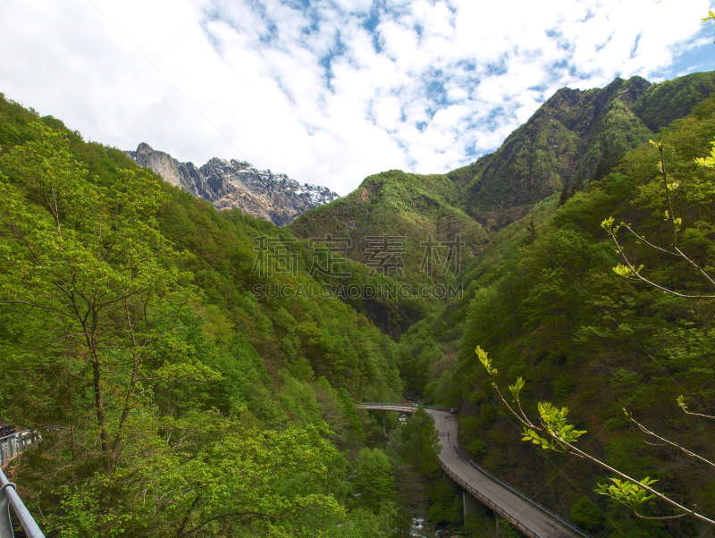 山,海上航道,风景,坎诺比奥,马祖尔湖,自然,水平画幅,无人,蓝色