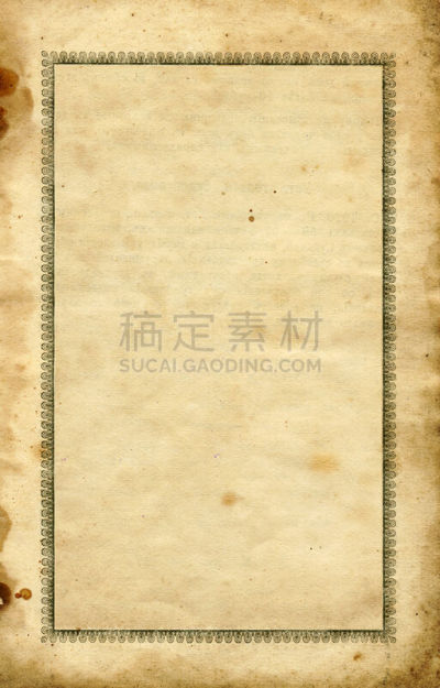 古典式,背景,纸,1900,磨损的,牛皮纸,垂直画幅,留白,纹理效果,衰老过程