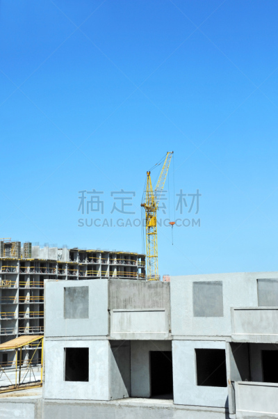 起重机,建筑工地,摩天大楼,电缆绞车,梁,建筑的故事,脚手架,石油管道,豪宅,垂直画幅
