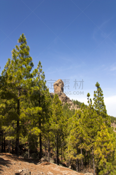 罗克卢波峰,拉斯帕尔马斯,马斯帕洛玛斯,帕尔马,富埃特文图拉岛,大加纳利,兰萨罗特岛,垂直画幅,天空,群岛