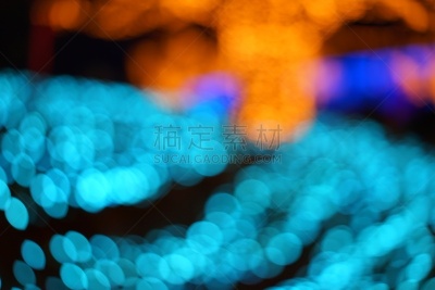 神奈川县,选择对焦,水平画幅,夜晚,无人,圣诞树,户外,彩色背景,圣诞装饰物