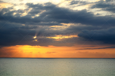 牙买加蒙特哥贝湾,牙买加,海洋,在上面,旅途,热,云景,华贵,海港,热带气候