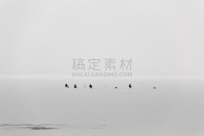 冰,冬天,自然,天空,洞,水平画幅,雪,水平线,户外,霜