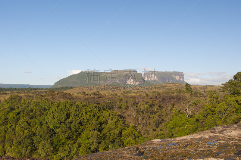 委内瑞拉,卡奈依马国家公园,拉格兰萨巴那,平顶山,canaima,南美,天空,高原,国家公园,水平画幅