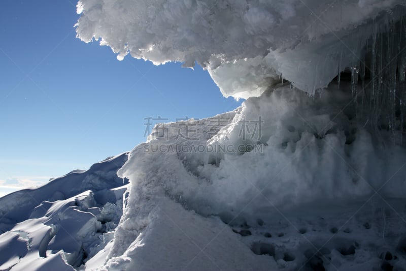 冰河,科多巴克西火山,南美,褐色,国家公园,水平画幅,雪,户外,厚衣服,高处