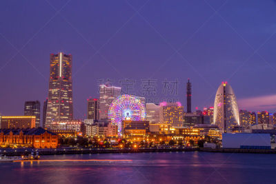 横滨,海湾,安全护栏,车轮,仓库,水平画幅,建筑,无人,海港,日本