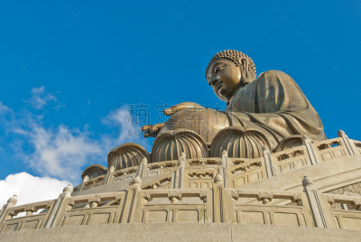 大屿山,巨大的,佛,灵性,艺术,水平画幅,旅行者,金属,人的脸部