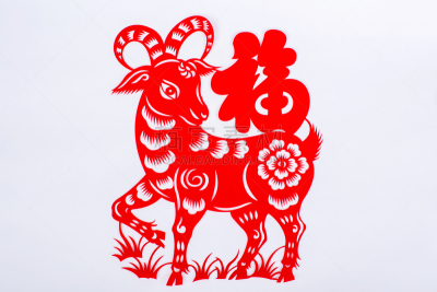 传统,剪纸,窗花,友好运动会,艺术,水平画幅,羊羔,工艺品,中国,山羊