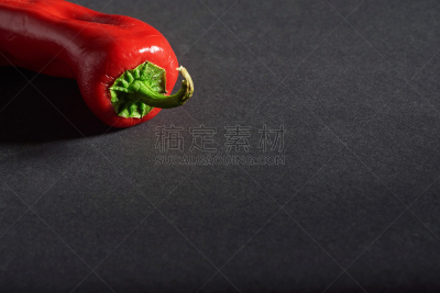 黑色背景,红辣椒,分离着色,风,芳香的,水平画幅,素食,田纳西,椒类食物,光