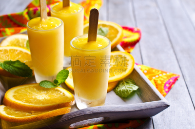 水果,自制的,冰淇淋,水平画幅,木制,无人,有机食品,冰棒,果汁冰糕,果汁