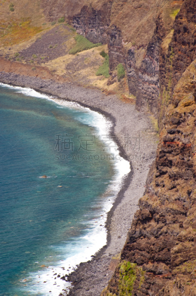 马德拉,垂直画幅,水,山,大西洋,大西洋群岛,海岸地形,户外,云景,葡萄牙