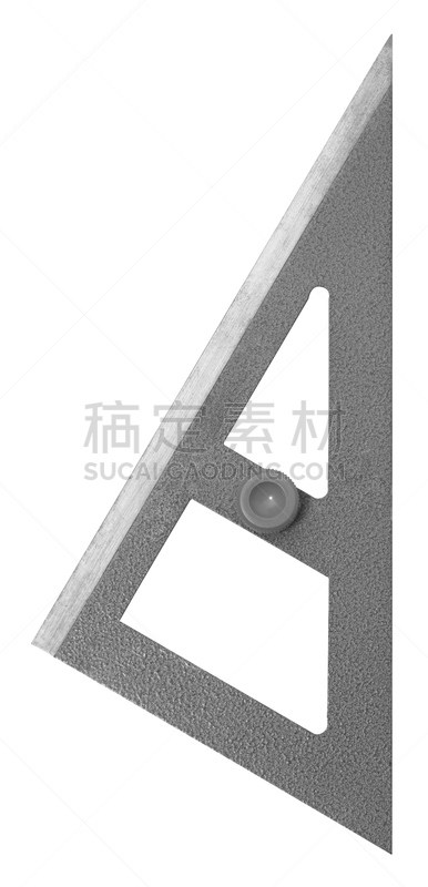 三角板,金属质感,直角,锐角,垂直画幅,办公用品,无人,尖利,偏远的,几何形状