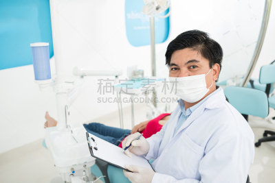 病历,雷克索,牙科诊所,越南人,制服,文档,男性,仅男人,仅成年人,现代