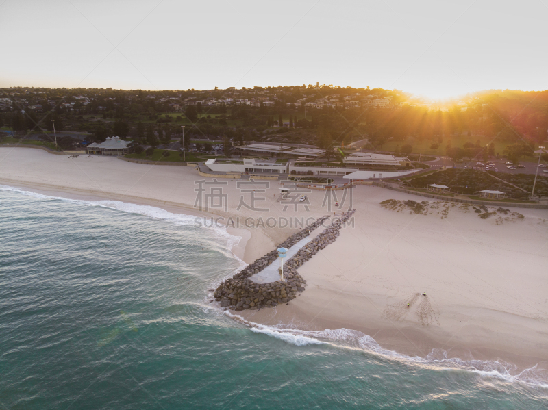 珀斯,城市沙滩,西澳大利亚,科茨格,纯净,视点,coogee,north cottesloe,海浪,印度洋