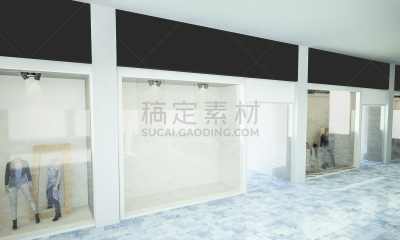 购物中心,橱窗展示,商务,空的,边框,模板,窗户,布告栏,绘画插图