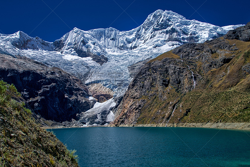 科迪勒拉山脉,天空,阿根廷,水平画幅,绿色,云,地形,雪,冰河,无人