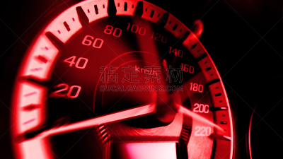 迅速,公里,汽车,红灯,氢,计量器,特写,概念,水平画幅,夜晚
