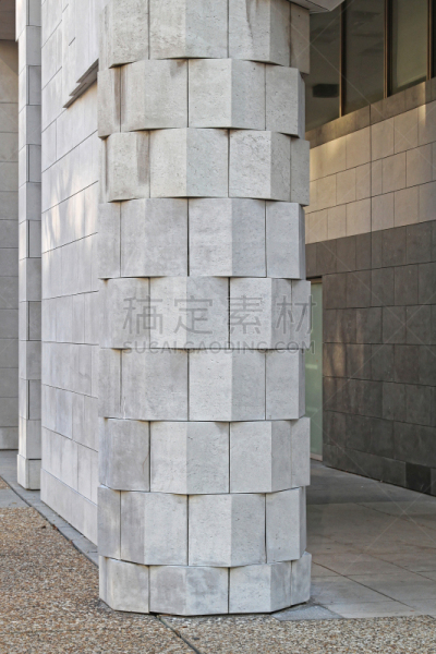 大理石,柱子,白色,块状,建筑外部,几何形状,法国,垂直画幅,图像,无人