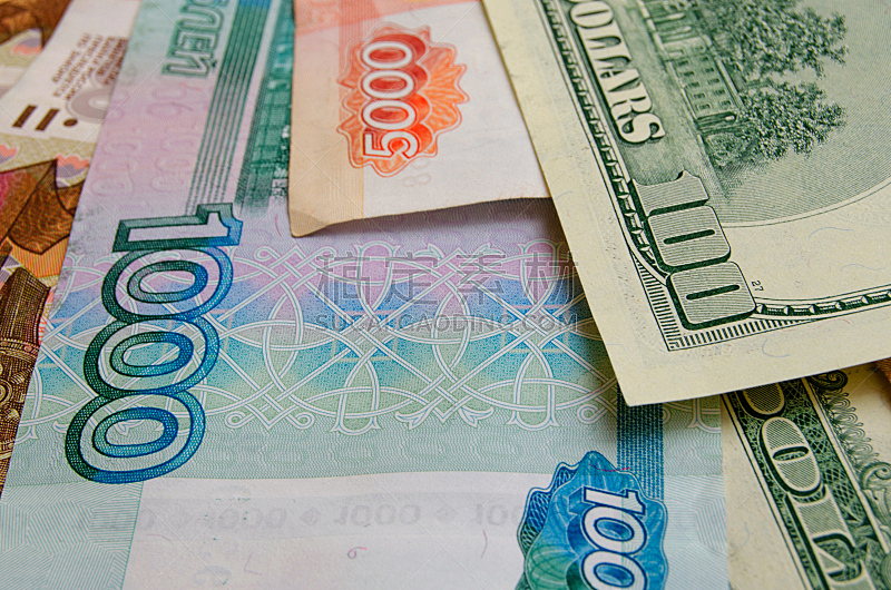 俄罗斯卢布,水平画幅,银行业,金融和经济,图像,思考,交换,摄影,购买