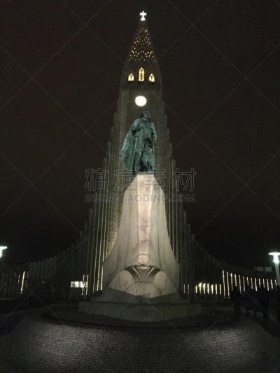 冰岛国,凯夫拉维克,雷克雅未克,船,自然美,北极光,瀑布,户外,天空