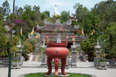 中国庙,芽庄,大菩萨,旅游目的地,水平画幅,无人,灵性,越南,佛教,佛
