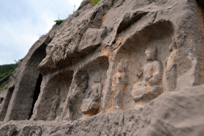 龙门石窟,山,佛,丰富,洞,里面,大于号,建筑石碑,石灰石,洛阳