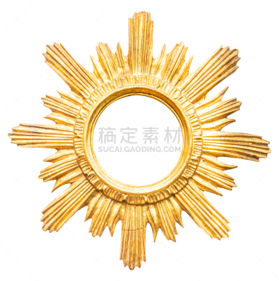 边框,白色背景,黄金,分离着色,华丽的,空的,背景分离,泰国,巴洛克风格,镀金的