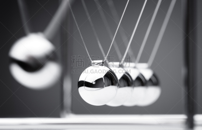 牛顿碰撞球,球,领导能力,灵感,桌上玩具,水平画幅,科学,金属,想法,球体