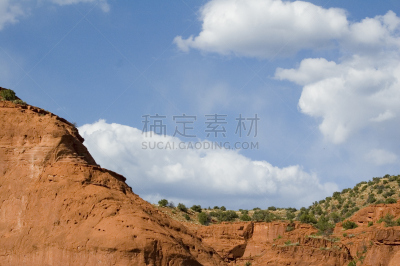 杰昧兹火山,台地,水平画幅,jemez mountains,天空,岩石,无人,户外,云景,春天