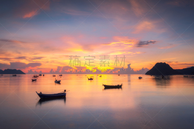 泰国,木制,鱼类,巴蜀,古老的,黎明,自然美,海洋,渔船,发现