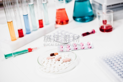 药房,生物科技,科学,药,药丸,注射器,概念,探索,注射