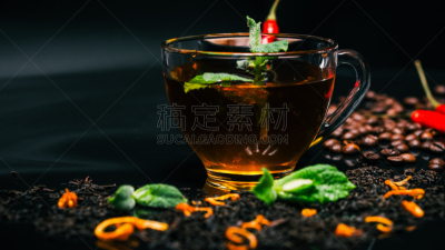 辣椒,茶,薄荷,欧洲鼠李木,薄荷茶,芳香的,水平画幅,无人,椒类食物,配方