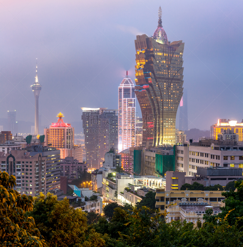 都市风景,夜晚,金光大道,赌场,垂直画幅,度假胜地,曙暮光,旅行者,户外,现代