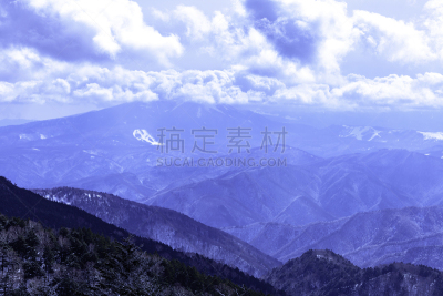 冬天,雪,日本,安静,云,深雪,木制,晴朗,长野城,白色